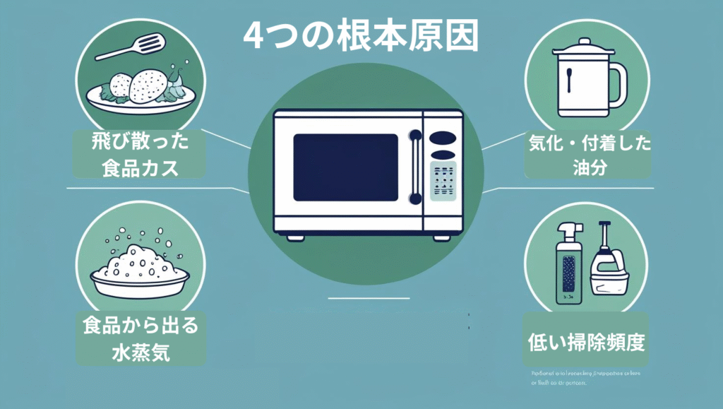 4つの原因を表している画像